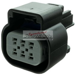 Liitinsarja, 6-napainen naaras, Delphi GT150, mm. LS DBW