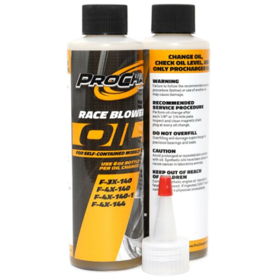 Procharger ahdinöljy, Race Blower Oil, 6 oz pullo