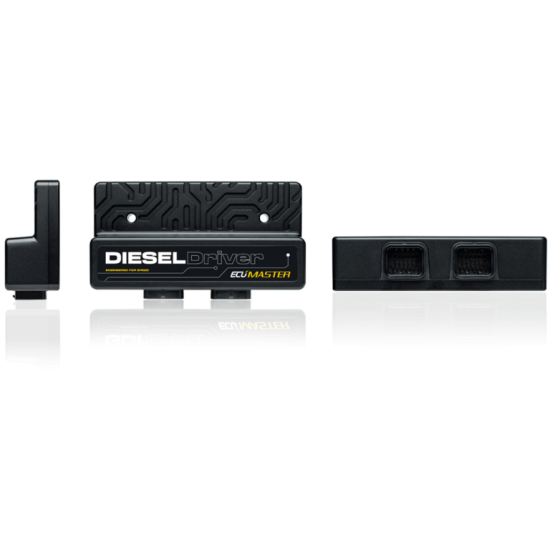 Ecumaster Diesel Driver, ohjaa 8 suorasuihkutus-suutinta, 3 korkeapainepumppua ja 1 paineventtiilin