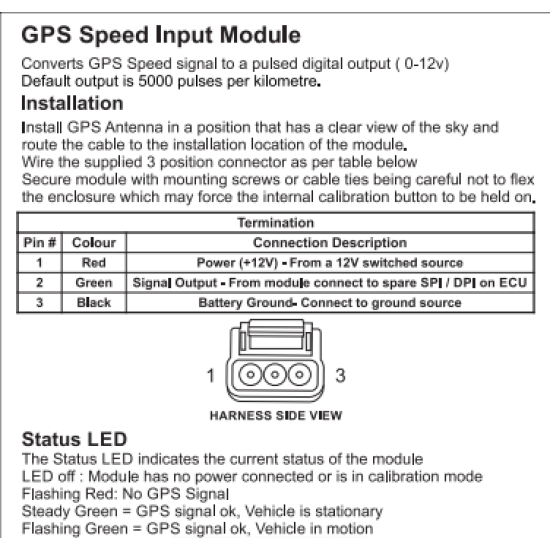 Haltech GPS-nopeustietomoduuli