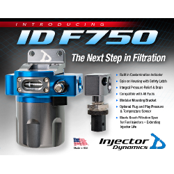 Injector Dynamics F750 polttoainesuodatinyksikkö