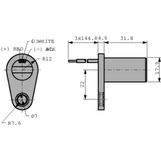 Hall Gear tooth anturi - GT101-tyyppinen