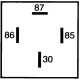 Rele, Hella Solid State Relay 12V, puolijohderele, IP67