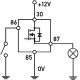 Rele, Hella Solid State Relay 12V, puolijohderele, IP67